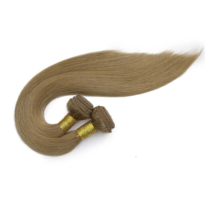 Factory wholesale Remy Machine Weft Hair Extensions 100% Machine Sewing Double Wefted Extension